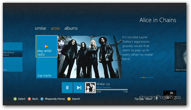 Το Xbox Live παίρνει την εφαρμογή Rhapsody Music για κονσόλα 360