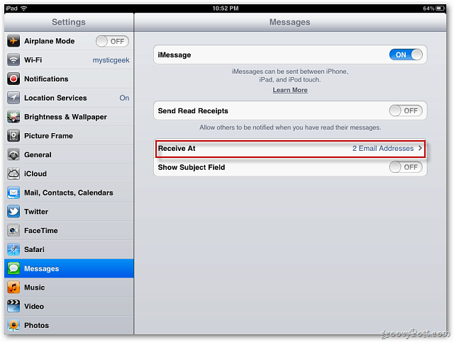 Apple iOS 5: Κρατήστε τα iMessages συγχρονισμένα μεταξύ iPhone και iPad