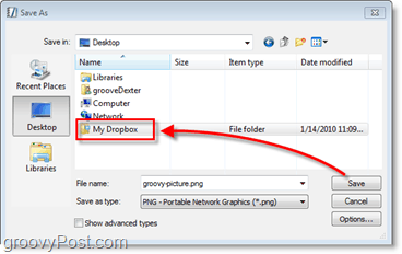 Dropbox screenshot - αυτόματη αποθήκευση αρχείων στο online backup σας