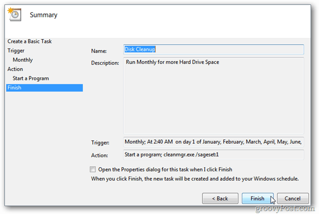 Κάντε τα Windows να εκτελούν αυτόματη εκκαθάριση δίσκου με το Task Scheduler