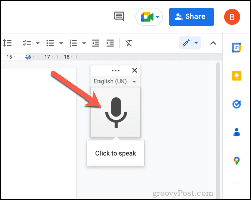 Ενεργοποιήστε τη φωνητική πληκτρολόγηση στα Έγγραφα Google