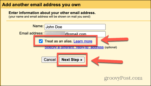 gmail επόμενο βήμα