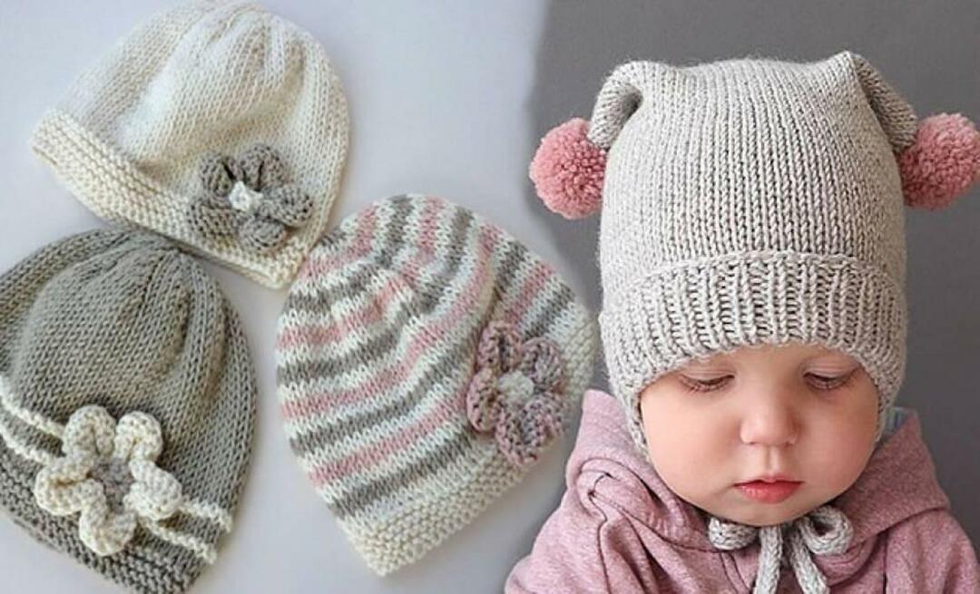 Πώς να φτιάξετε το πιο όμορφο πλεκτό καπέλο για μωρά; Τα πιο κομψά και εύκολα πλεκτά μοντέλα φασολιών 2022