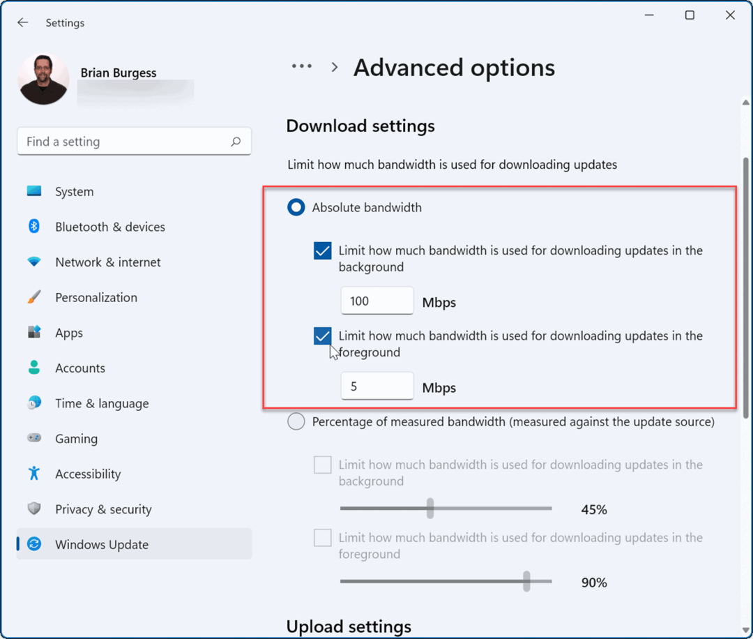περιορισμός εύρους ζώνης επιδιόρθωση αργού διαδικτύου στα Windows 11