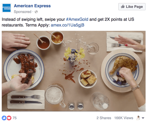 american express facebook βίντεο
