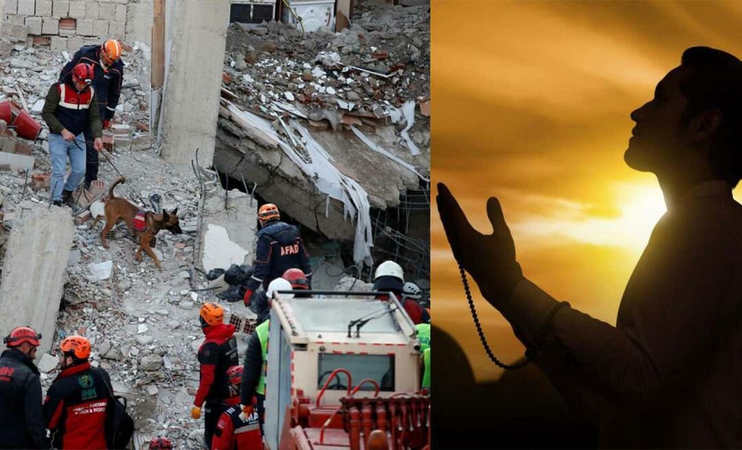 Τι προσευχές γίνονται για όσους βρίσκονται κάτω από τα ερείπια του σεισμού;