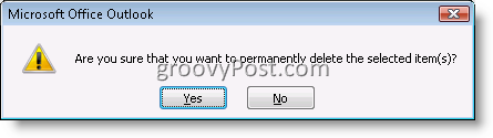 Ανάκτηση διαγραμμένου μηνύματος ηλεκτρονικού ταχυδρομείου στο Microsoft Outlook από οποιονδήποτε φάκελο