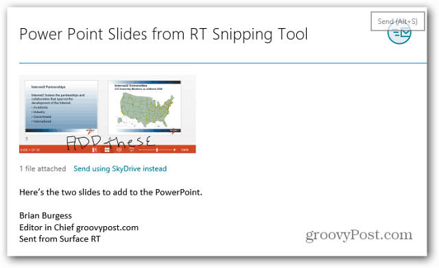 Λαμβάνοντας στιγμιότυπα οθόνης στο Microsoft Surface RT
