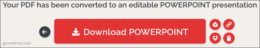 iLovePDF Μετατροπή PDF σε PowerPoint