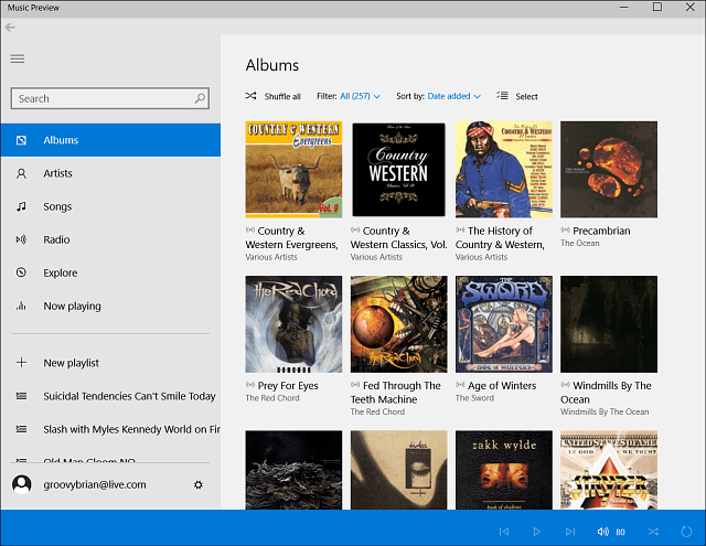 Η Microsoft εγκαινιάζει τις εφαρμογές προεπισκόπησης μουσικής και βίντεο για τα Windows 10