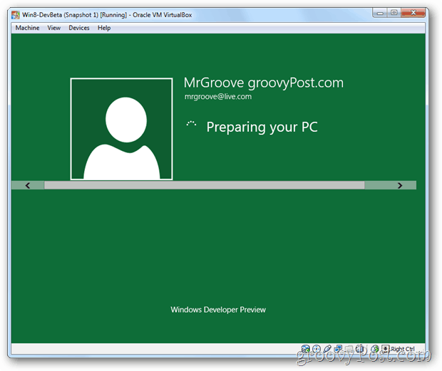 Εγκατάσταση των Windows 8 για την προετοιμασία της επιφάνειας εργασίας