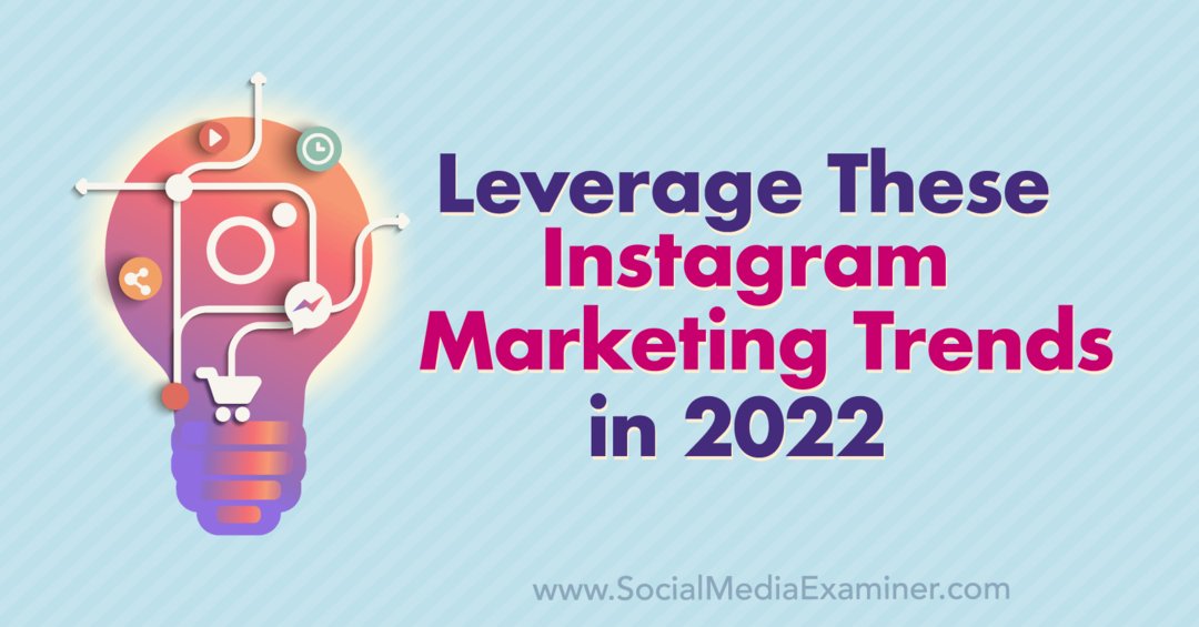 Αξιοποιήστε αυτές τις τάσεις μάρκετινγκ στο Instagram το 2022 από την Anna Sonnenberg