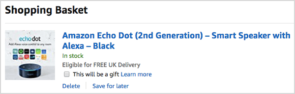 Το Echo Dot της Amazon ήταν ο κορυφαίος πωλητής για τα Χριστούγεννα του 2017.