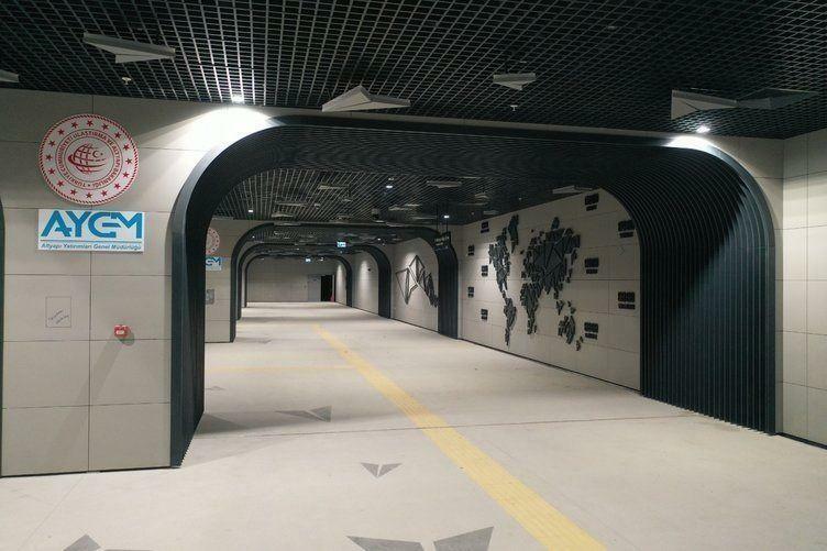 Σκηνές από τη γραμμή του μετρό Kagithane-Αεροδρόμιο Κωνσταντινούπολης