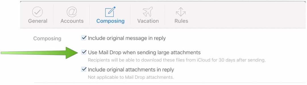 Πώς να στείλετε αρχεία μέσω Mail Drop στο iPhone χρησιμοποιώντας το iCloud