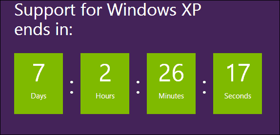 Υποστήριξη XP λήγει σύντομα