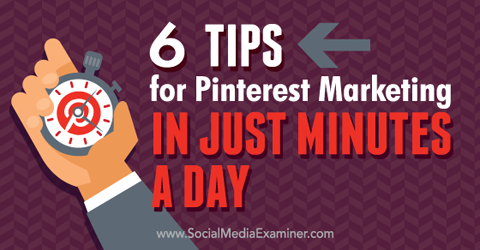 pinterest marketing σε λίγα λεπτά