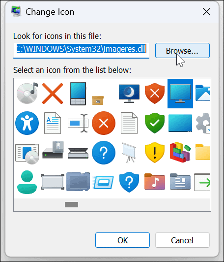 Προσαρμόστε τα εικονίδια συστήματος των Windows 11