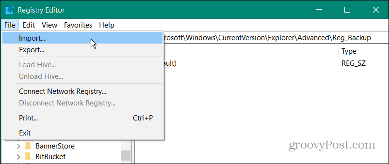Κλειδιά μητρώου των Windows