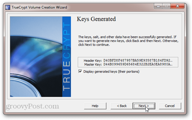 TrueCrypt Header Key και Master Key