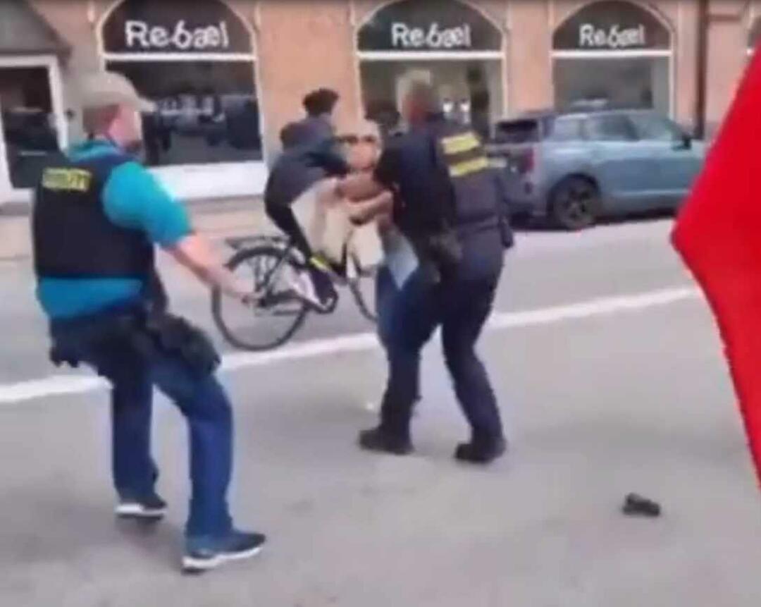 Η αστυνομία της Δανίας επιτέθηκε σε μια γυναίκα που ήθελε να αποτρέψει το κάψιμο του Κορανίου