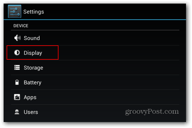 Goggle Nexus 7 ρυθμίσεις οθόνης κλειδώματος οθόνη