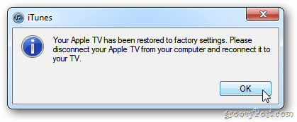 Η Apple TV Update ολοκληρώθηκε