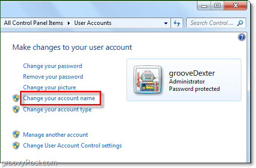 Πώς να αλλάξετε το όνομα χρήστη σας στα Windows 7