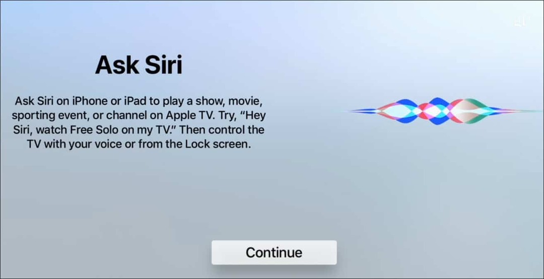 Ρωτήστε το Siri Apple TV