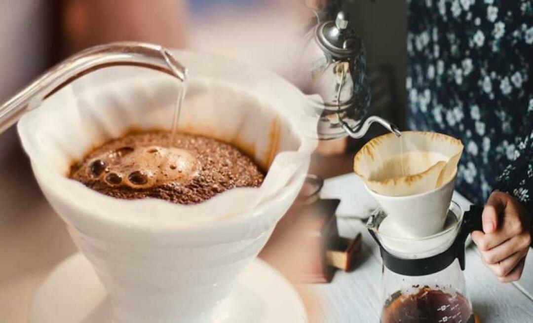 Πώς να φτιάξετε τον πιο εύκολο καφέ φίλτρου; Συμβουλές για την παρασκευή καφέ φίλτρου