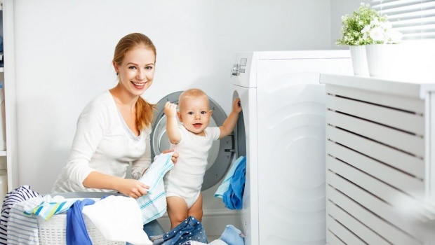 πλύσιμο ρούχων μωρών