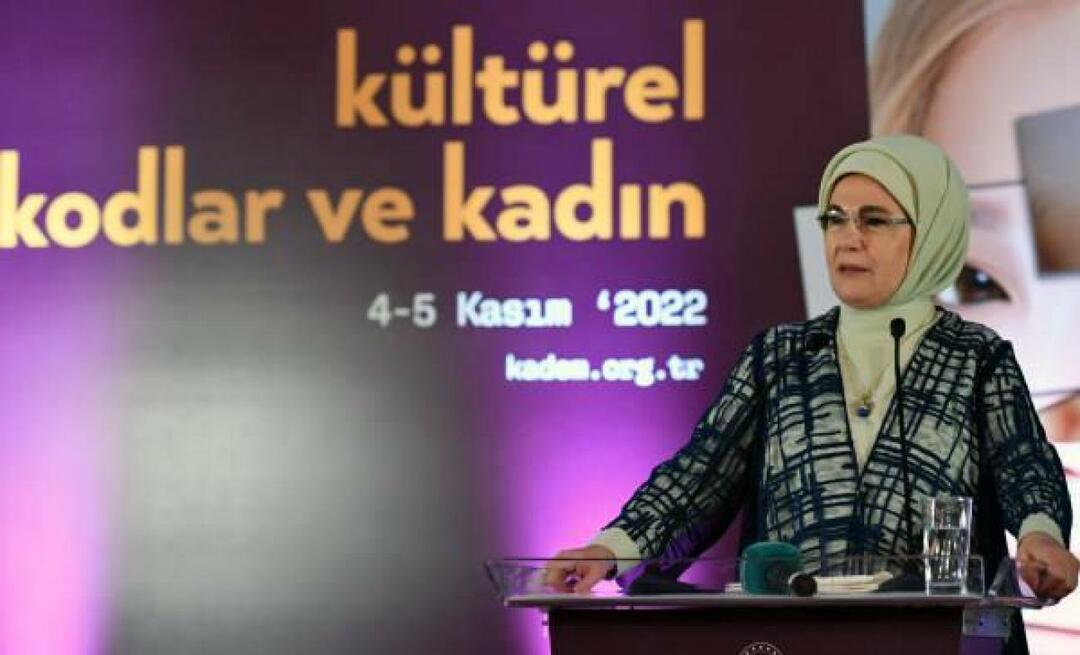 Η Εμινέ Ερντογάν είναι η 5η Πρόεδρος της KADEM. Έθιξε σημαντικά θέματα στη Διεθνή Σύνοδο Κορυφής Γυναικών και Δικαιοσύνης!
