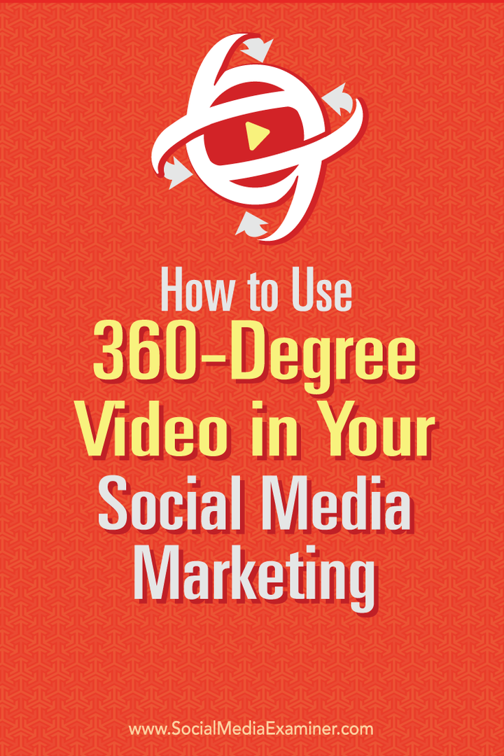 πώς να χρησιμοποιήσετε βίντεο 360 για το μάρκετινγκ κοινωνικών μέσων