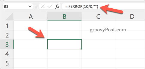 Τύπος IFERROR στο Excel