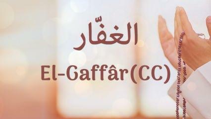 Τι σημαίνει al-Ghaffar; Ποιες είναι οι αρετές του ονόματος Al-Ghaffar; Esmaul Husna Al-Gaffar...