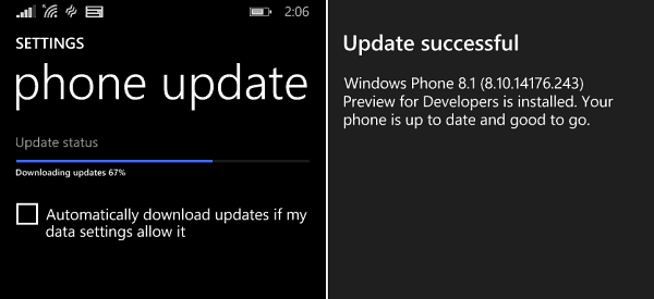 Η Microsoft ενημερώνει το Windows Phone 8.1 για προγραμματιστές