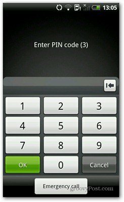 τον κωδικό PIN του Android