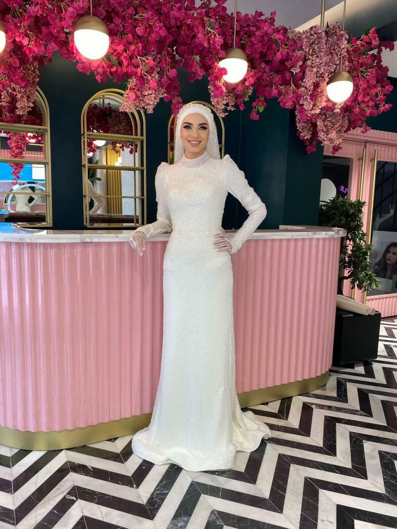 2021 μοντέλα νυφικών hijab