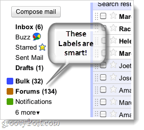 έξυπνη ετικέτες gmail screenshot