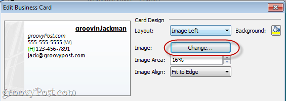 Σχεδίαση επαγγελματικών καρτών στο Outlook 2010