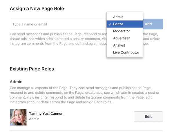 Δώστε σε κάθε μέλος της ομάδας σας μόνο την πρόσβαση που χρειάζονται για να διαχειριστεί το τμήμα της επιχειρηματικής σας σελίδας στο Facebook.