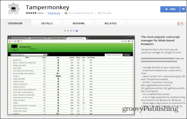 Δομή δομής Dropbox Chrome Tampermonkey