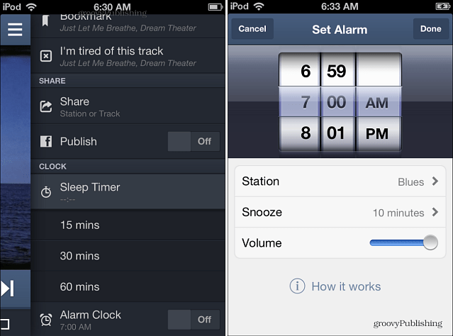 Χρησιμοποιήστε το Ξυπνητήρι της Πανδώρας σε Android και iPhone