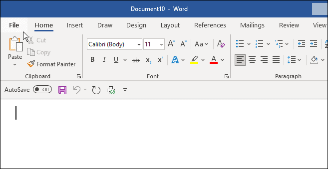 χρησιμοποιήστε τη μορφή mla στο Microsoft Word