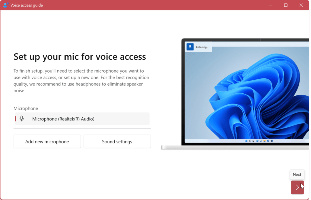 Ενεργοποίηση και χρήση φωνητικής πρόσβασης στα Windows 11