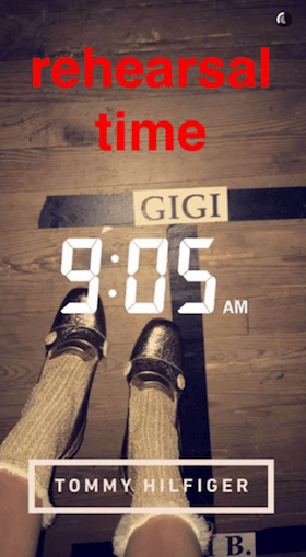 δόντι hadid snap