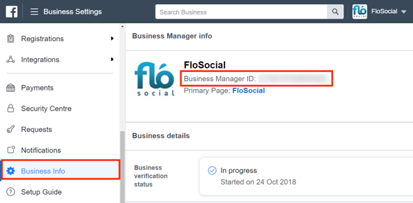 Χρησιμοποιήστε το Facebook Business Manager, Βήμα 9.
