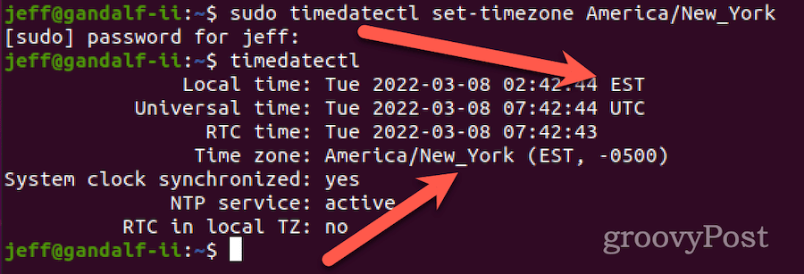 πώς να ρυθμίσετε τη ζώνη ώρας στο linux χρησιμοποιώντας το timedatectl