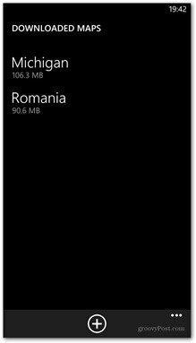 Windows Phone 8 διαθέσιμους χάρτες