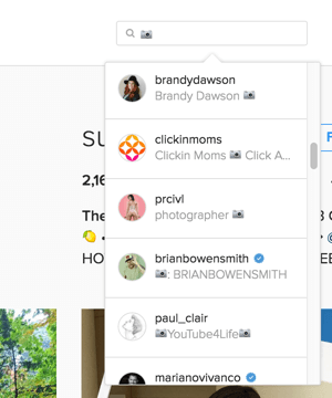 Αναζήτηση emoji στο instagram